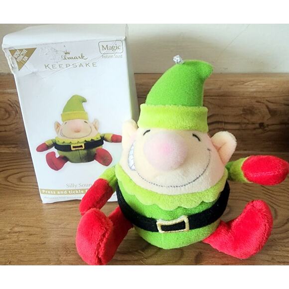 Hallmark Keepsake Ornament 2011 Silly Sounds Elf Please See Description - Picture 1 of 16